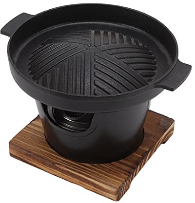 Mini BBQ Grill Stick Proof Senza Fumo Giapponese Da Tavolo Grill Indoor Piccola Pentola Per Barbecue Famiglia Coreana Fornello Per Barbecue Portatile Da Tavolo Barbecue Grill Per Il(HN BBQ18A)