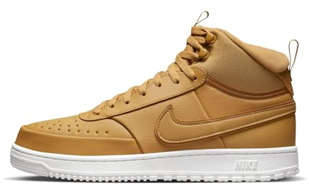 Nike Homme Court Vision Mid Wntr Flat-Sheets, Elemental Gold Elemental Gold Sail, 45.5 EU
