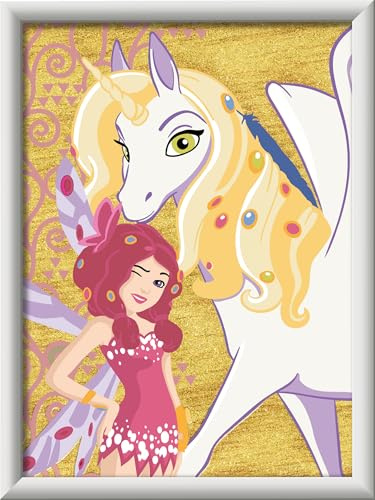 Ravensburger CreArt 23674 - Mia und Onchao - Beste Freunde - Malen nach Zahlen Mia and Me für Kinder ab 7 Jahre