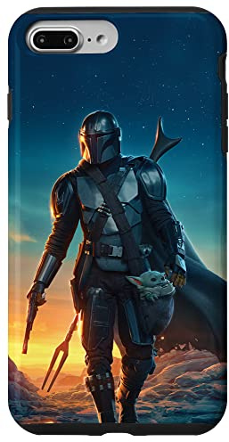 Star Wars The Mandalorian and Grogu Sunset Poster Case for iPhone 7 Plus/8 Plus