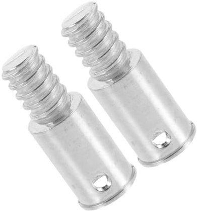 minkissy 2stücke Aluminiumlegierung Besenstiel Verlängerungsstange Adapter Mit Gewinde Ende Für Stangen Befestigungsteile Für Besen Griff Verlängerung Pole Zubehör
