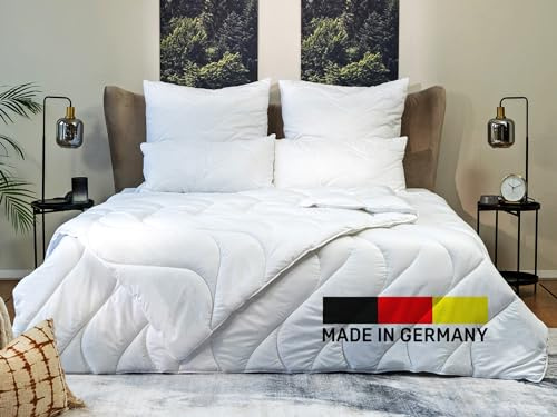 BEFA CARE Bettdecke 240x200 cm | leichte Ganzjahresdecke | Steppdecke aus Mikrofaser | Füllgewicht je 1270g | Oeko-Tex Klasse 1 | Made in Germany