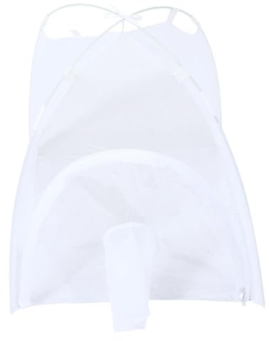 HONMEET Mini beheizter gewächshaus innen anzucht gewächshaus Indoor Mini - gewächshäuser Insektenbeobachtungszelt Insektenkäfig für den Haushalt PVC-Schmetterlingszelt Weiß