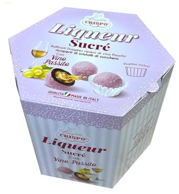 Confetti CRISPO LIQUEUR SUCRE' ROSA al VINO PASSITO 500 gr con pirottin