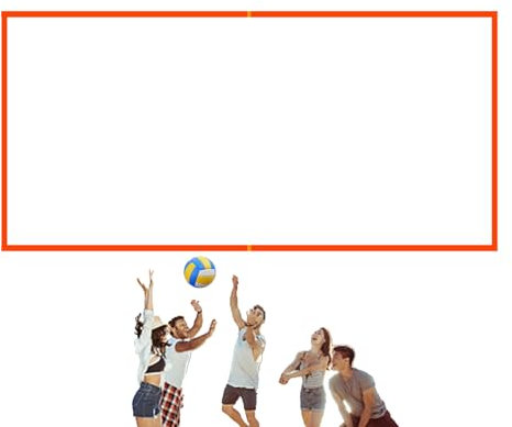 Beach Volleyball Lines, Heavy Duty Court Dividers, Adjustable Weather-Resistant Markers, Easy Setup with Ground Stakes, Reusable Nylon Material, 1-Set Blue, for Outdoor Games