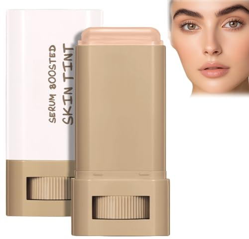 Beauty Balm Serum Boosted Skin Tint,Balm Foundation,Serum-Boosted Beauty B/alm Foundation Stick,F/oundation Stick,Makeup F/oundation S/tick for Women,Tinted Moisturizer Fo/undation S/tick,#05