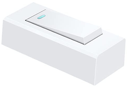 SOIMISS Interruttore Pulsante da Parete per Lampade da Design Sottile Bianco Facile da Usare Sostituto per Pannelli Danneggiati Compatibile con Illuminazione Domestica