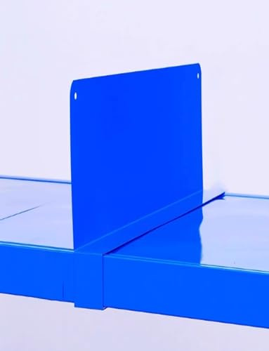 Garderobshyllavdelare, 5-pack 6,5 cm hyllavdelare med stålram, flerfärgade, flera storlekar(Blue,60x30cm/23.4x11.7in)