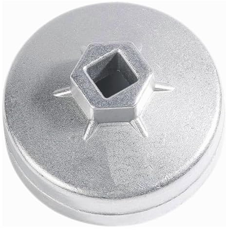 Ezranova Chiave per filtro dell'olio dell'auto, strumento per filtro dell'olio da 74 mm, 14 scanalature per motore auto da 2,3 l, 2,5 l, strumento di rimozione del filtro dell'olio adatto per la