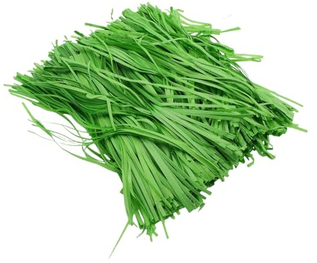 Decumeby Premium 200 G Bastpapier, Ostergras, Geschreddertes Papierfüllmaterial, Leichtes Verpackungsmaterial für Geschenkboxen