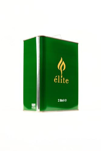 Aceite Élite - Aceite de Oliva Virgen Extra Ecológico Ottobratica 2L en Lata, AOVE Italiano de Extracción en Frío, Afrutado Medio Filtrado Premium para Cocina Gourmet