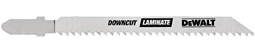 DEWALT DW3762H2 4-Inch 10TPI Laminate Down Cutting HSC T-Shank Jig Saw Blade (2-Pack)