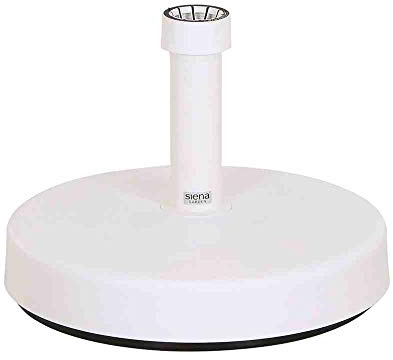 Siena Garden Support de Parasol en Plastique Blanc