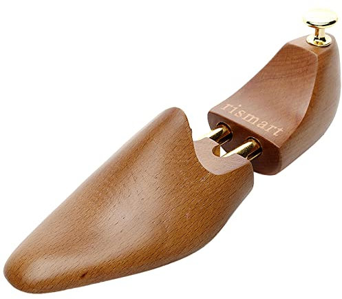 rismart Legno di Faggio Tendiscarpe, Scarpe Barelle Shaper per Uomo Donna Oxfords (Abbronzatura,EU37-38)