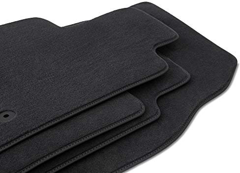 Wielganizator Automatte – Passend für Volkswagen Transporter T4 Caravelle Handbuch 1993-2001 – Velours – Autozubehör - Praktische Fußmatte Auto – 2-teilig - Graphit