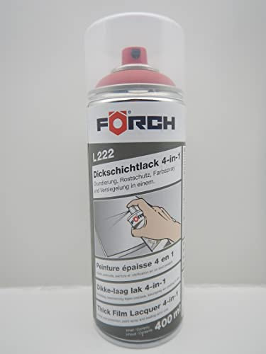 Förch 4 in 1 RAL 3001 SIGNALROT ROT DICKSCHICHTLACK LACK SPRAY SPRAYDOSE 400ML (1)