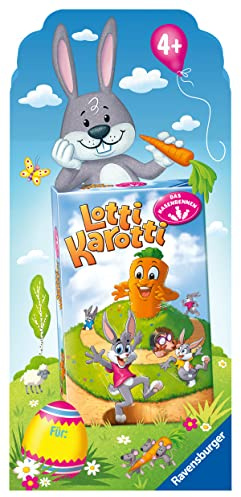 Ravensburger 80546 - Osteraktion Lotti Karotti, das Hasenrennen, Mitbringspiel für Kinder und Familien ab 4 Jahren: Das Hasenrennen