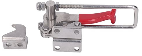 Heavy Duty Large Toggle Clamp Latch, 304 Stainless Steel Adjustable Toggle Latches Large Hold Down Clamp Quick Release Hand Tool Holding Capacity for Woodworking, Welding
