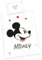 Herding Juego de Cama de Mickey Mouse Disney, Funda de Almohada de 40 x 60 cm, Reversible, Funda nórdica de 100 x 135 cm, con Cremallera, 100% algodón