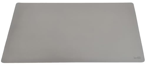 helit H2525182 - Schreibtischunterlage the flat mat grau | 800 x 400 mm, Schreibtischschutz für Büro und Homeoffice