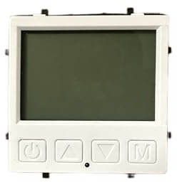 Thermostat numérique - Pour chauffage au sol - Montage en saillie - Avec capteur de sol - Blanc