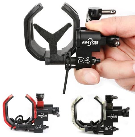 Poearcus Bogenschießen Drop Fall Away Pfeilauflage Aluminium-Legierung Zubehör Mikro einstellbare rechte Hand für Compound-Bogen Jagd Schießen