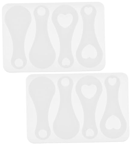 EPIGEIST 2pcs Silicone Trolley Token Casting Mold for DIY Resin Crafts, Shopping Cart Token Shape Mold Suitable for Experienced Crafters and Decorative Item Making