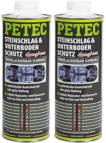 PETEC 2x 73210 Unterbodenschutz | 2x1L 73210, PETEC Steinschlag & Unterbodenschutz, Steinschlagschutz