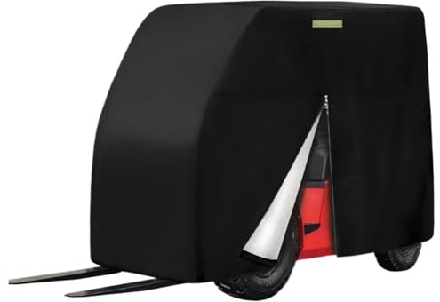 Copertura Protettiva Per Carrello Elevatore | Impermeabile Con Nastro Riflettente - Copertura per Carrello Elevatore | per Cantieri Garage Magazzini Centri