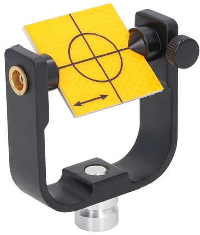 Yechiry Reflektierende Zielscheibe für Totalstationen, Reflektierende Zieltafel, Zielscheibe aus Eloxiertem Aluminium mit Robuster Oberfläche, Ideal für Gebäude, Geländemessungen, Tunnel, Bergwerke