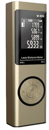 Infraröd laseravståndsmätare, Avstånd Area Volym Vinkel Pythagoras Mätinstrument for Hemrenovering Precision Flexibilitet Mätning