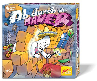 Zoch 601105134 - Ab durch die Mauer, das Spiel bei dem Sich der Spielplan wie von Geisterhand bewegt, für Kinder ab 7 Jahren