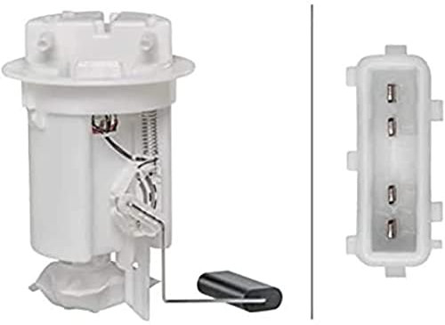 HELLA 8TF 358 106-251 Unidad de alimentación de combustible - eléctrico - 4polos - con junta/con sensor de nivel