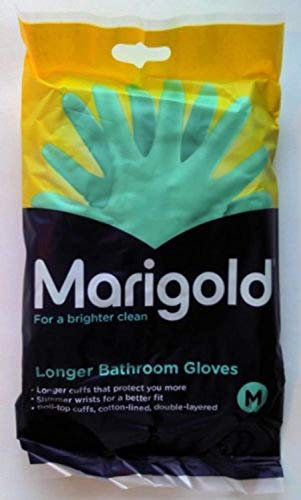 Marigold 3 x Longer Bathroom Gloves - 1 x 6 pairs