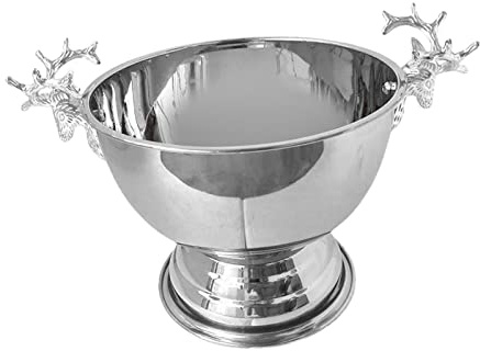 Baoblaze Ice Bucket Portable Double Deer Head Beer Champagne Bowl for Outdoor Activities Bar,