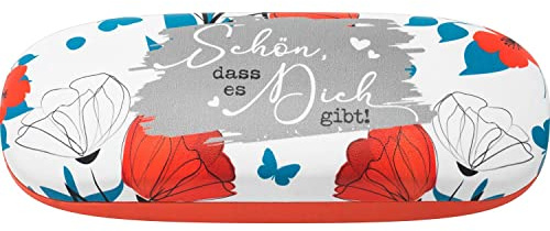 Brillenetui Motiv Schön: Hartschale aus robustem Kunststoff