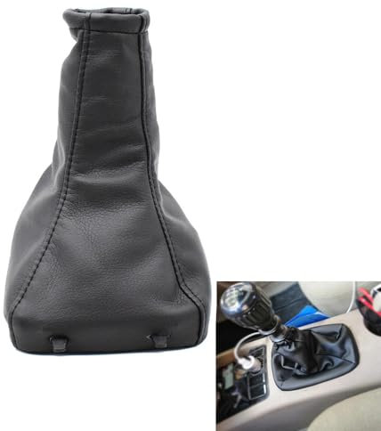 Cakievro Auto Schaltknauf Leder Staubdicht Schaltsack Kofferraum Abdeckung für Opel O-Pel Astra G Zafira Vectra Omega A 1998-2005