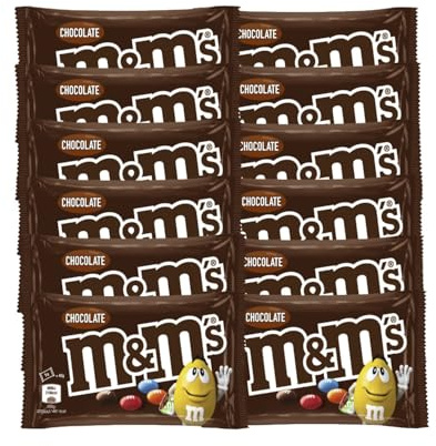 M&Ms Chocolate 12x 45g Schokolinsen Schokolade