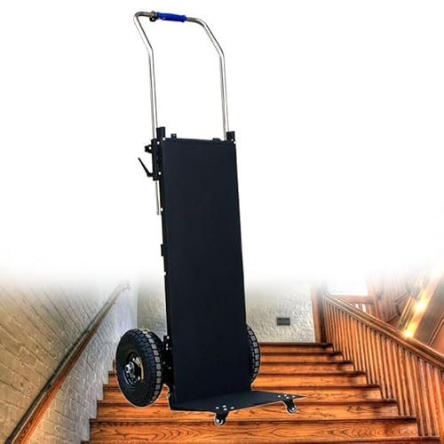 WEIMILOR Electric Stair Climbing Hand Trucks Cart Easy Up/Down, 440lb Max Load for Moving Warehouse Logistics Distribution