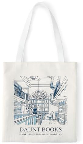 MonaEsquille Jutebeute Canvas Tasche Buchtasche Book Lovers Shopper Tasche Damen Faltbare Einkaufstasche Tote Bag Tragetasche 31 * 36cm