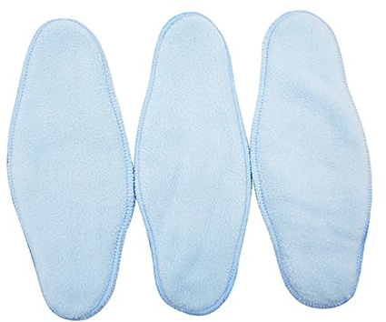 SHERCHPRY Set 8 Pezzi Assorbenti Igienici Lavabili Donna in Poliestere Traspirante Borsa Cerniera Riutilizzabili per Uso Durante Ciclo e Viaggi