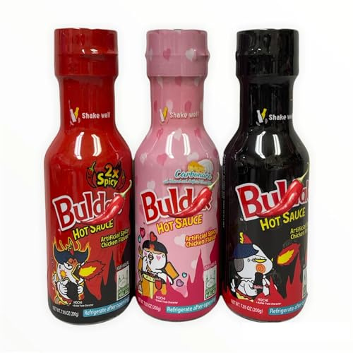 3 Korean Sauce Extremely Spicy Korean Cooking Sauce 200g – Carbonara, Hot Chicken & Original, Korean BBQ Marinade, Stir-Fry Sauces, Noodles, Rice