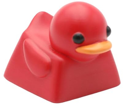 AMISENK Resin Keycap Cartoon Duck Shape Unique Desiging For Mechanical Keyboards ESC Keycaps Collectors Mechanical Keyboard Keycap