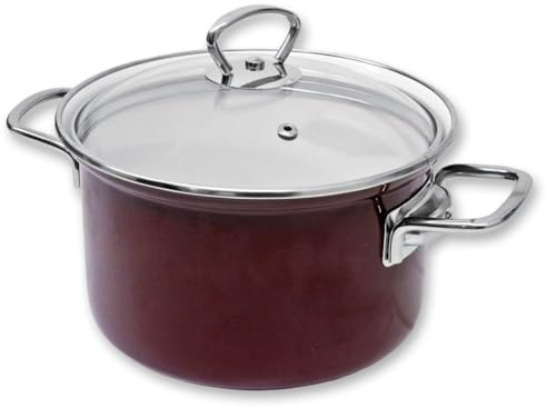 Faitout Eco-Ceramic Bordeaux émaillé, 24cm
