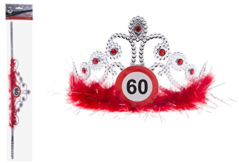 Karneval-Klamotten Krone Geburtstag Verkehrszeichen 60 Jahre