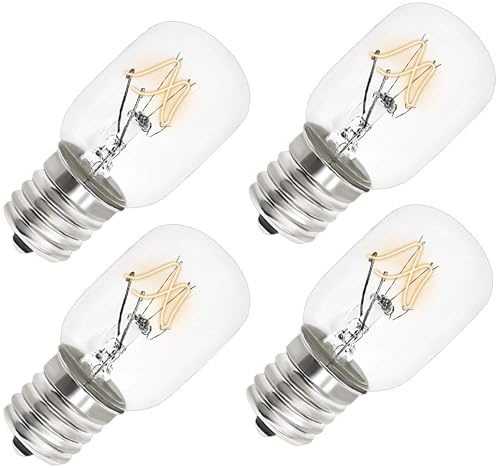 AMI PARTS 8206232A Bulb 40w 125v Microwave Light Bulbs Under Hood - Microwave Oven Light Bulb - E17 Fit for Whirlpool Microwave Light Bulb