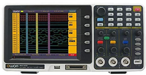 2 en 1 numérique mixte LA Oscilloscope MSO7102TD 8 '' LCD 100MHz 16 Chs Analyseur logique Points FFT 2M