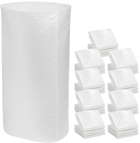 Styropor-Entsorgungssack 1000 Liter – 10 Stück reißfeste Großraum-Abfallsäcke transparent 750x740x1800mm für Baustelle, Renovierung und Entrümplung