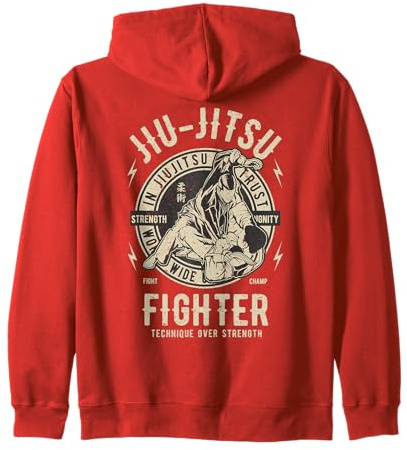 MMA BJJ Tee Jiu Jitsu Gift Vintage Design T-shirt de Jiu Jitsu Brésilien Sweat à Capuche Noir Unisex Adulte Mixte Adulte Small