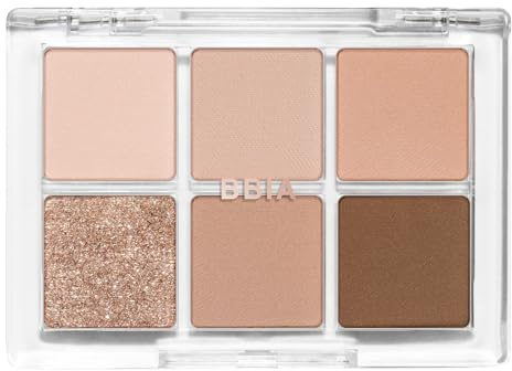 BBIA Ready To Wear Eye Palette - Ultimate Eyeshadow Palette Blendable & Buildable Shade Soft Texture Shimmer Finish Gorgeous Pearls Daily Eye Shadow Colors Vegan Korean Eye Makeup (02 MOOD BLUSH)